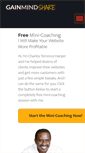 Mobile Screenshot of gainmindshare.com